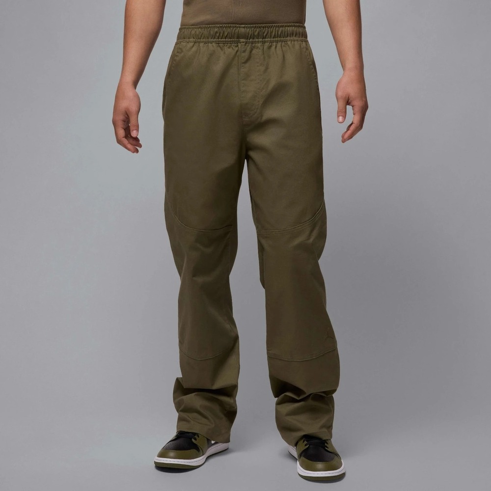 Nike Jordan Essentials Woven Pants Mens Size‎ Large Army Green Loose Fit NWT